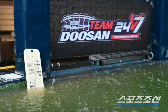 LG-Doosan's fate 3 consecutive games, water bomb notice on the first day 'Fecal Batteries'...Doubleheader If Canceled, Who's in favor