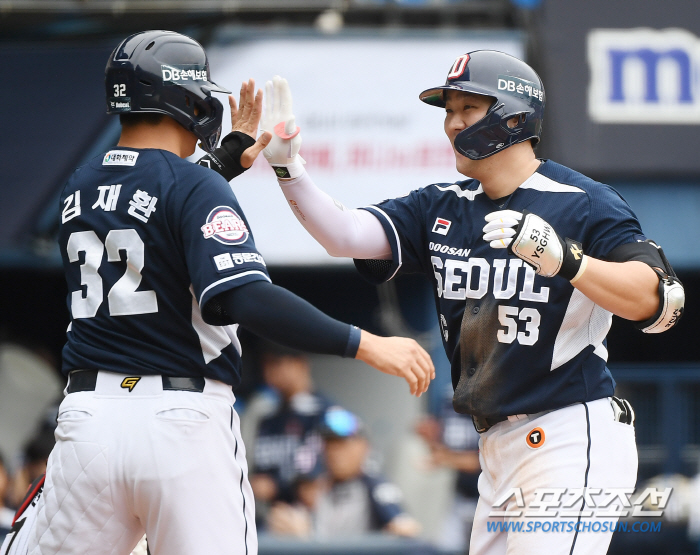 'Yang Seok-hwan's consecutive hit  6 RBIs' Doosan caught DH1! Now, the 1G difference with 3rd place LG!