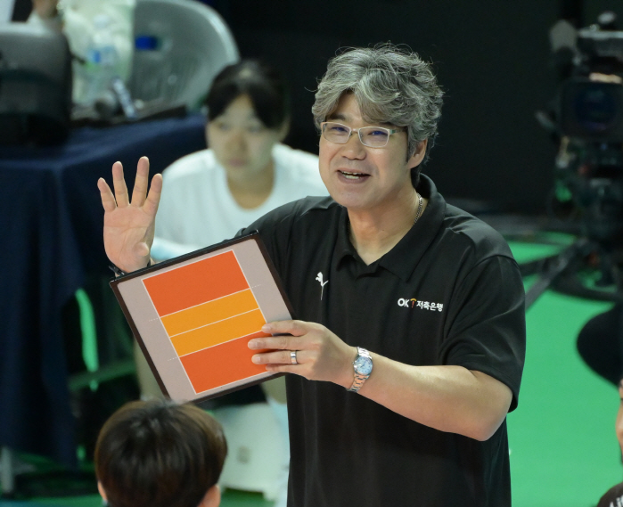 'It can't be a game at this rate.' Okay, coach Ogino's passionate talk, what's the middle-rally reading? 