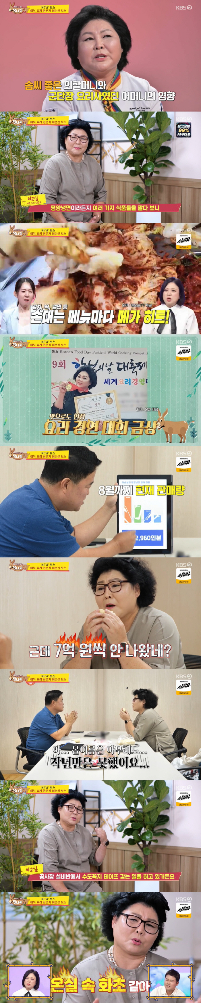 Lee Soon-sil, you said it's 10 billion won in annual sales...'Isn't the monthly sales 700 million?' ('Donkey's Ears')