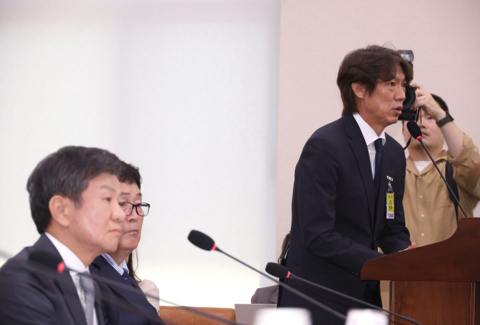 Chairman Chung Mong-gyu answered confidently, ''It's just a suspicion, and there are no defects.''