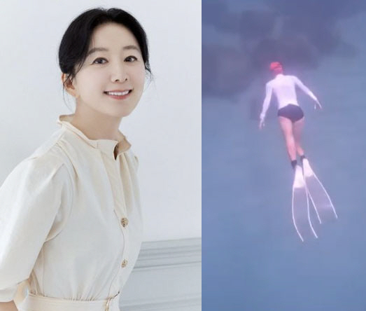 Kim Hee-ae, there's no Little Mermaid. Even in the water