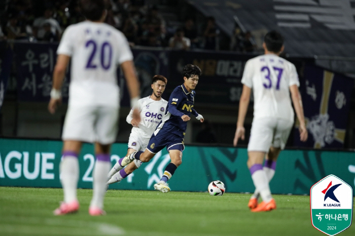 Lee In-jae's winning goal. E-Land won 1-0 over Anyang..6 points from the lead 'I see promotion'