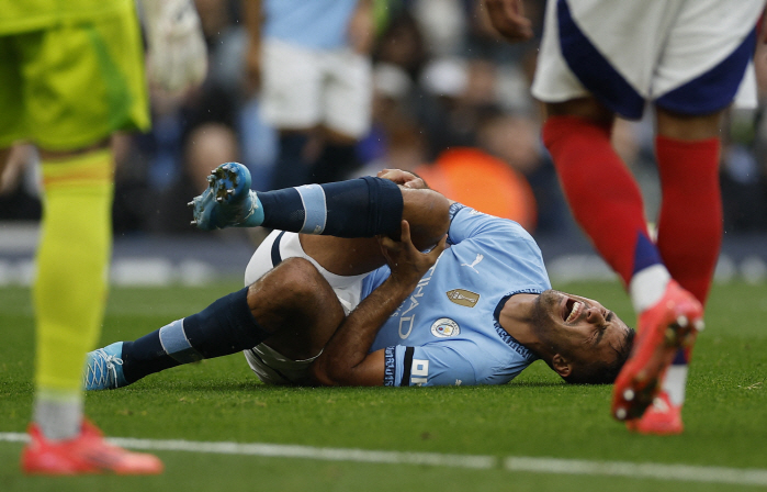 Man City is on the verge of losing five games in a row...'Core MF' Rodri ruptures cruciate ligament'Season Out Likely'