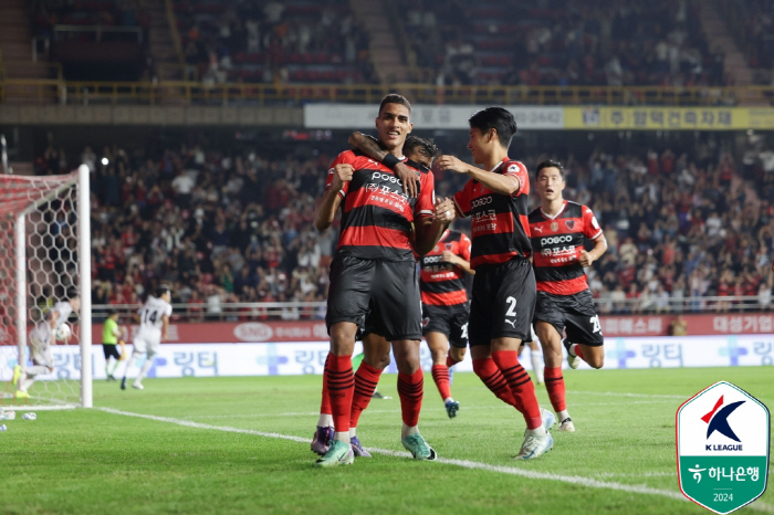 After losing to Pohang, Incheon failed to escape the last place of the draw for three consecutive games. Pohang won for two consecutive games