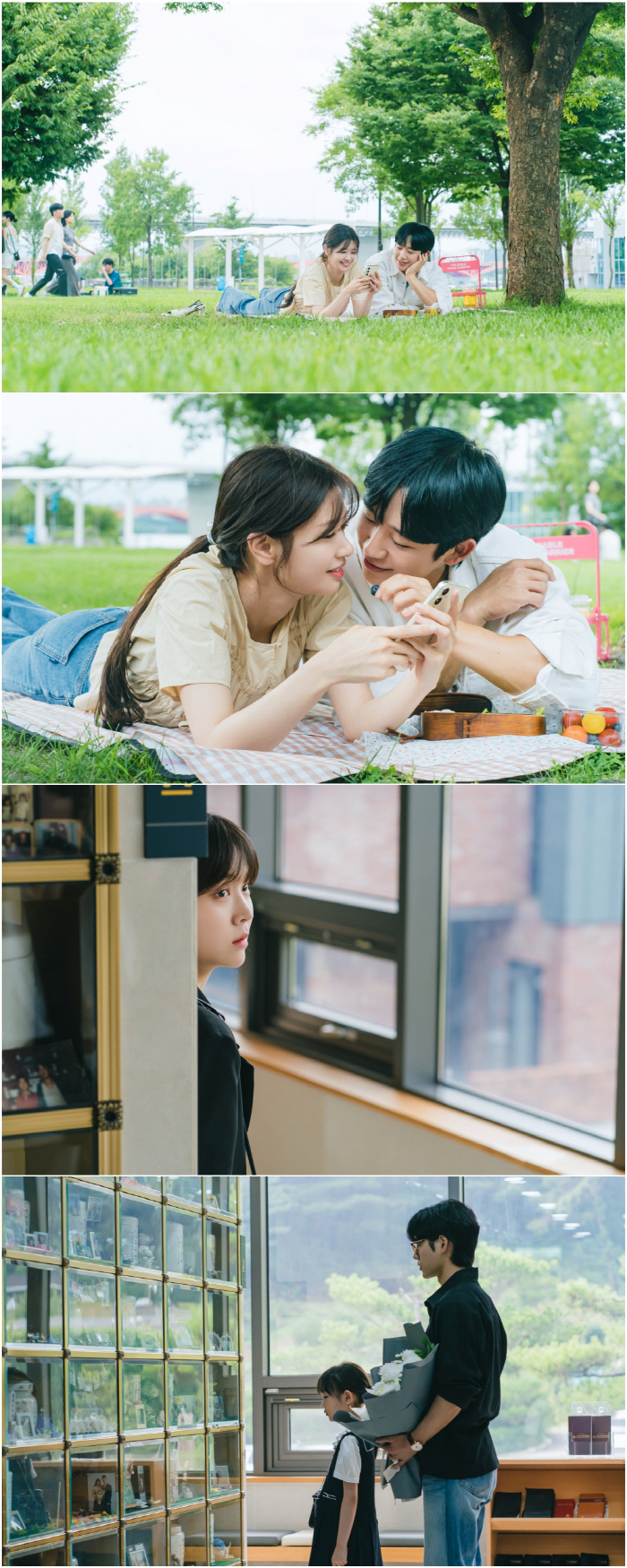 Jung Hae-in ♥ Jung So-min, I guess you don't have to worry about dating after your first kiss..Open Picnic Date in Park ('Um Chin')