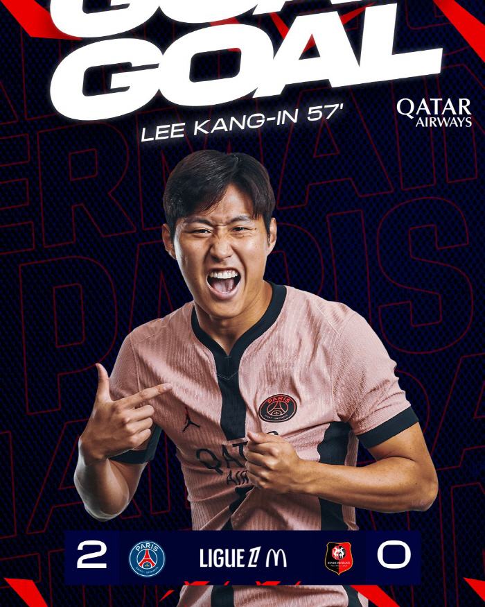 '3rd goal already'Lee Kang-in is really crazy, he flew completely...Director Enrique's all-time rave reviews 'It was really special'→PSG overpowered Ren 3-1''No. 1 in the league'