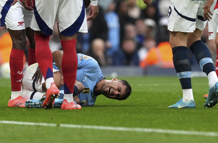 Worst of the worst, eventually out of season...Rodri's cruciate ligament  meniscus rupture → Man City championship competition red light