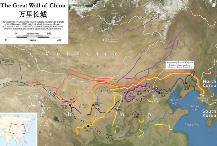 The Great Wall goes all the way to Pyongyang..China Distorts History Increasingly