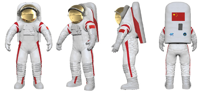 中 Lunar Exploration Space Suit Unveils 'Aiming to Land on the Moon by 2030'