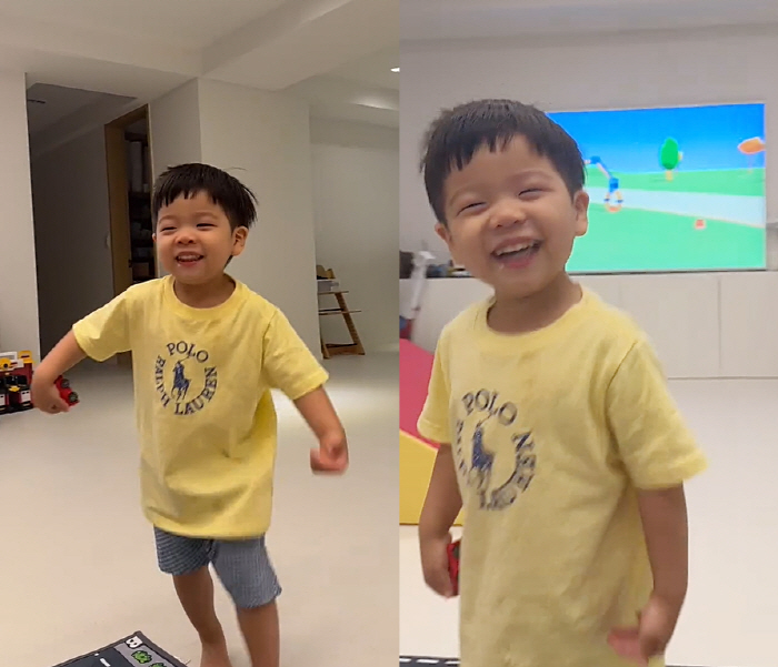 'Hong Hyun-hee ♥'Jason, 26 months old, impressed by the remark''Father'''