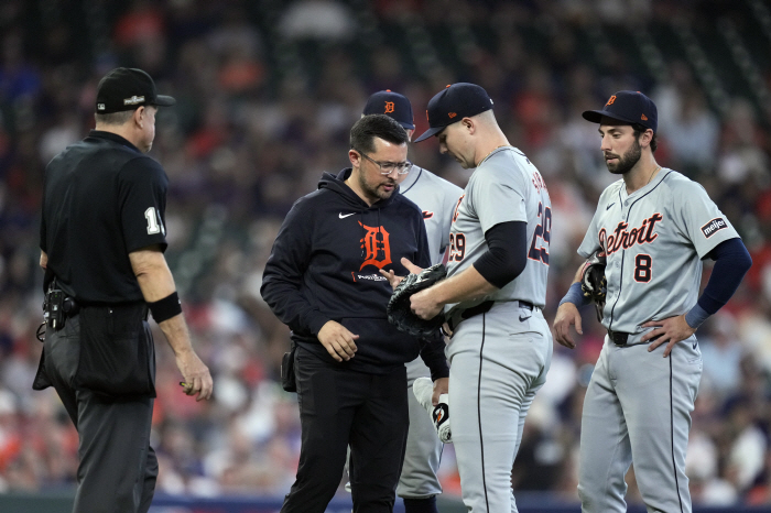 'It was such an interesting game.' Houston's nose was flattened with the relaxation and momentum of the triple crown scoop...DET 3-1 HOU