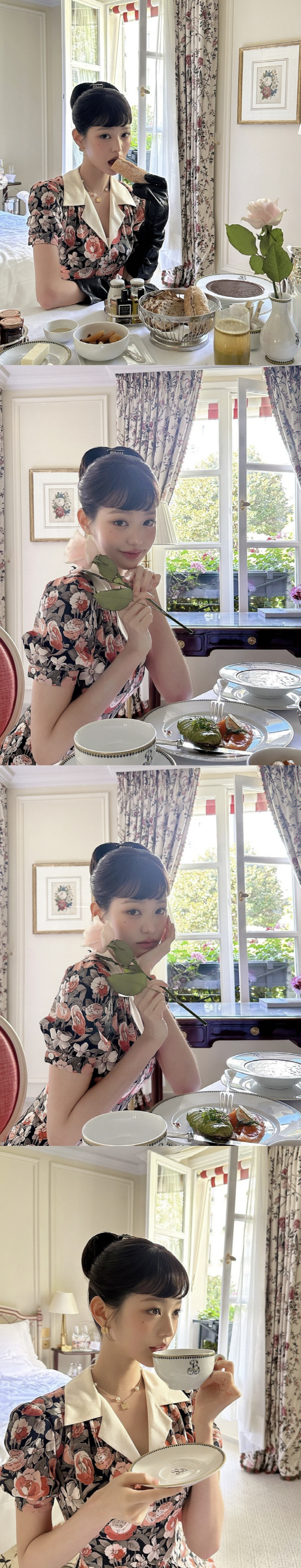 Jang Won-young, luxury ambassador is worth it..Audrey Hepburn looks like she'll cry too