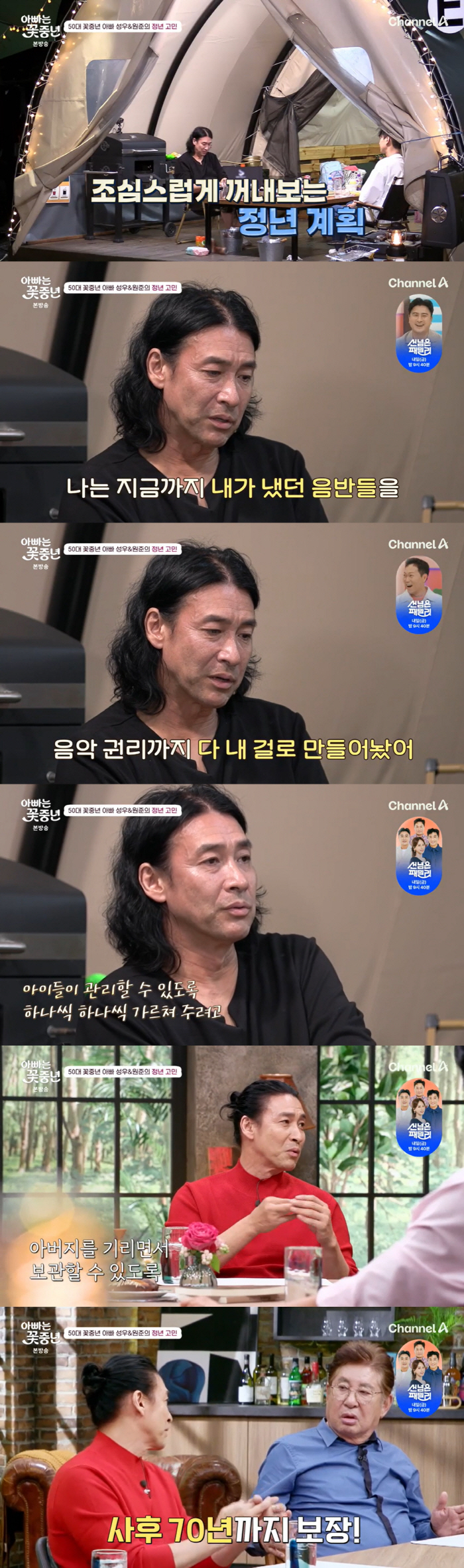 Shin Seong-woo '2 years old, 75 years old when you're 20 years old..70 Years of Postmortem Guarantee Music Rights to be handed down'('Flower Middle-aged')