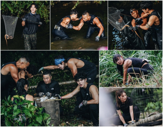 Special Forces Lee Seung-gi with a big smile after catching the 'Eel' 'Survival King'Transformation (Survival King)