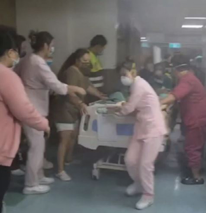 The fire at a hospital in Taiwan begins in a distribution room where nine people died