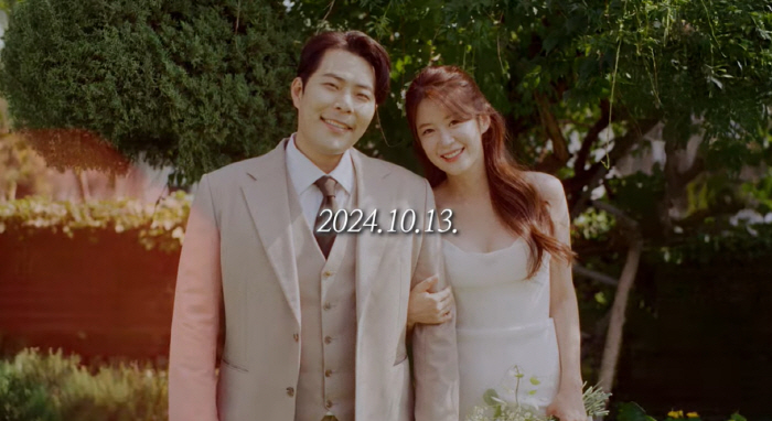 'Marriage on October 13' Kim Seung-hye ♥ Kim Hae-joon reveals pre-ceremony video...The wedding pictorial is also 'Lovely'