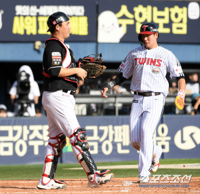 Catcher Jang Sung-woo 'A timely hit'...But LG couldn't eat it even if I fed it to him