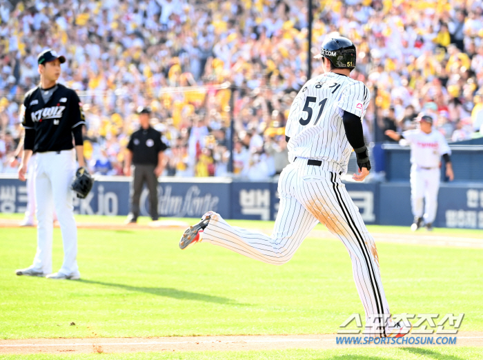 Catcher Jang Sung-woo 'A timely hit'...But LG couldn't eat it even if I fed it to him