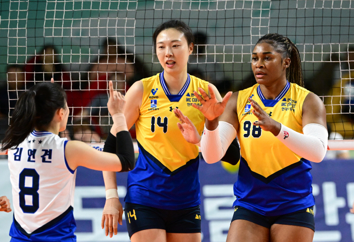 Defending champion's organization, watertightHyundai Engineering & Construction Co., Industrial Bank of Korea Shutout → Struggle with Director Chung for the championship 