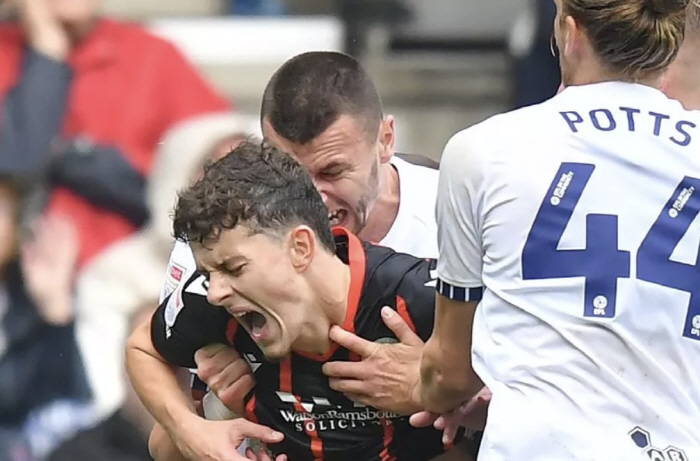 'Hack tooth appears again!' Preston striker Osmich is suspended for eight games after asking for defense