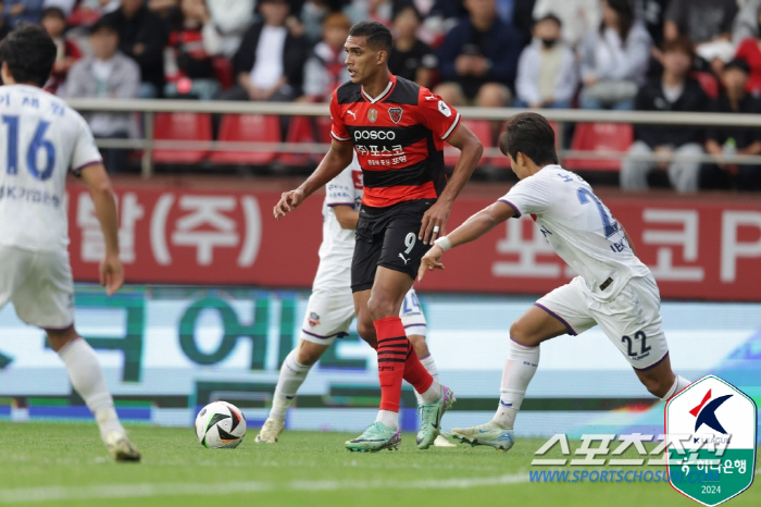 'Ji Dong-won Theater Goal'Suwon FC,'An Jae-jun Masugirl'Pohang and 1 to 1 draw...Three times in a row, it's over! Pohang'What a waste!3 consecutive wins'