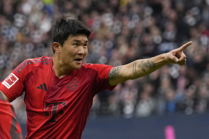 'Bayern monster' Kim Min-jae's first goal of the season exploded → A little disappointing defense...Munich's 3-3 draw against Frankfurt