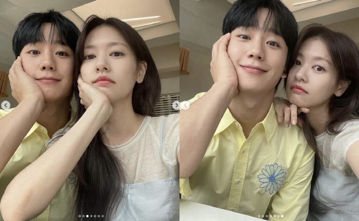 Jung So-min ♥ Jung Hae-in, you're dating now..a romantic act of affection