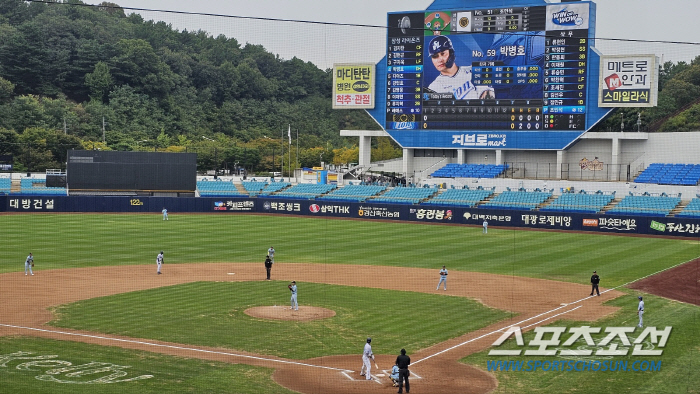 'Kim Young-woong's solo shot  Reyes-Won Tae-in 6 scoreless innings', Samsung's first practice game against Sangmu 5-0 ahead of PO 