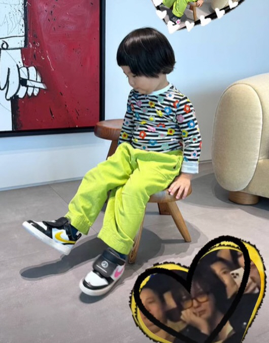 G-Dragon's nephew is already in kindergarten wearing luxury shoes..'The Gift of an Uncle'