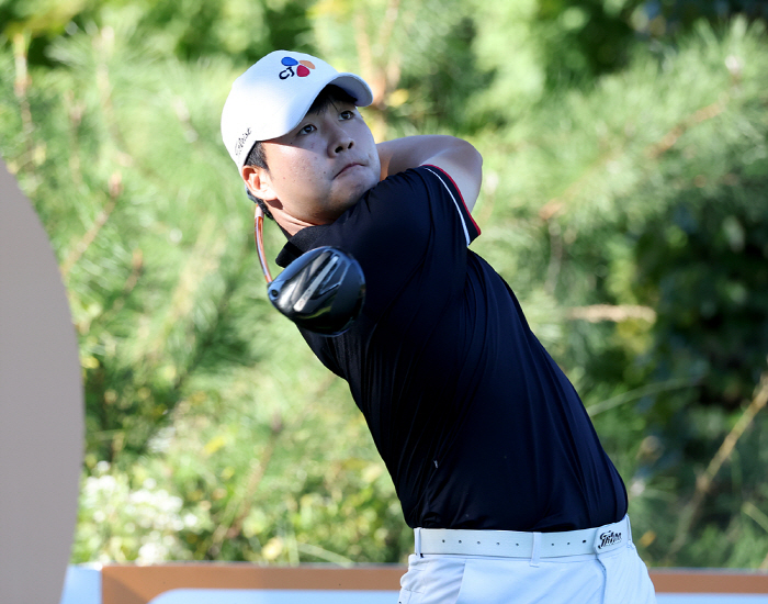 Jang Yu-bin vs. Kim Min-gyu, Point-Prize Ranking Competition 'The Peak'Baeksong Holdings-Asiad CC Busan Open Winner