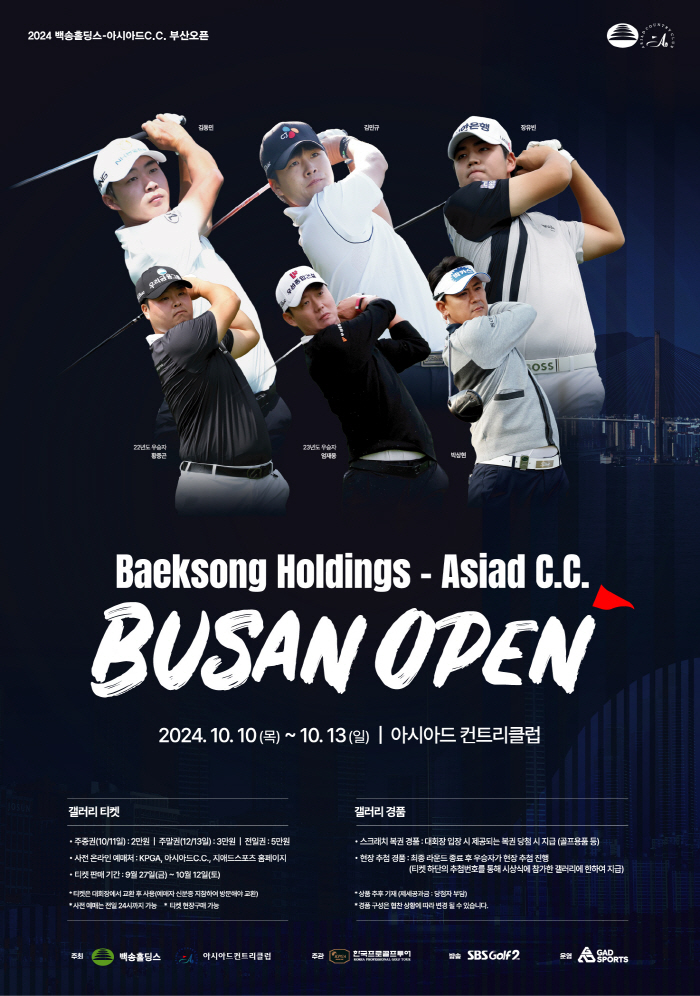 Jang Yu-bin vs. Kim Min-gyu, Point-Prize Ranking Competition 'The Peak'Baeksong Holdings-Asiad CC Busan Open Winner