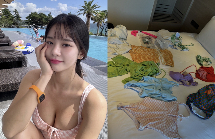 Maeng Seung-ji, how many bikinis do you have..Showing off your super glamorous figure