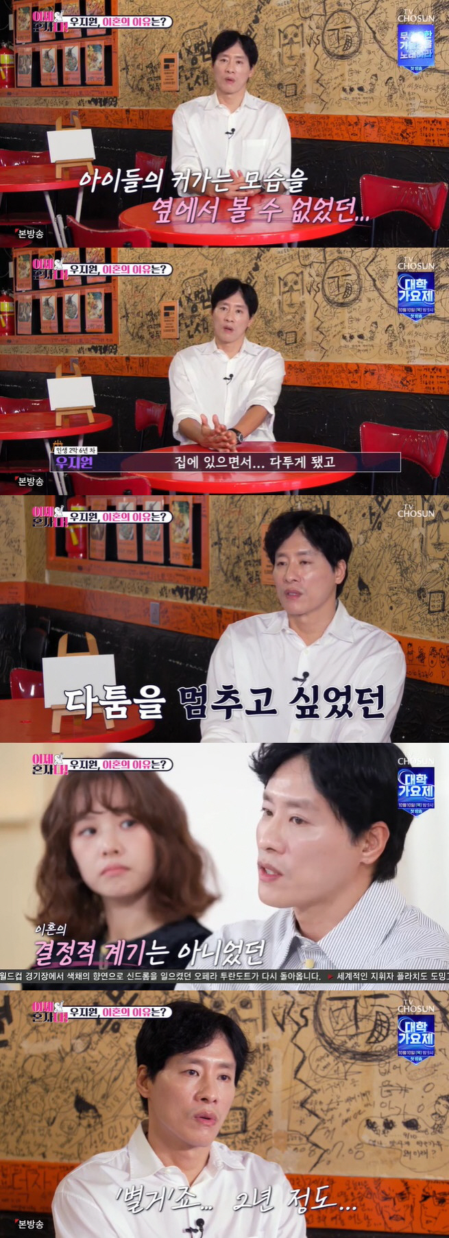 Woo Ji-won revealed the reason for the real divorce 'It's not because of domestic violence, it's because of the two daughters are separated from each other'