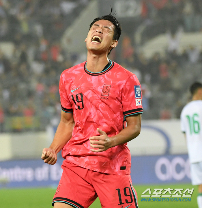 'A long way back' Next-generation Stryker Oh Se-hoon finally scored his A-match debut goal and roared