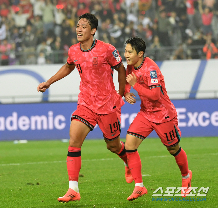 'A long way back' Next-generation Stryker Oh Se-hoon finally scored his A-match debut goal and roared