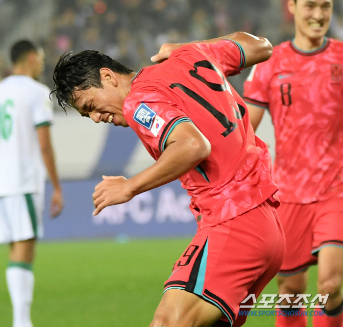 'A long way back' Next-generation Stryker Oh Se-hoon finally scored his A-match debut goal and roared