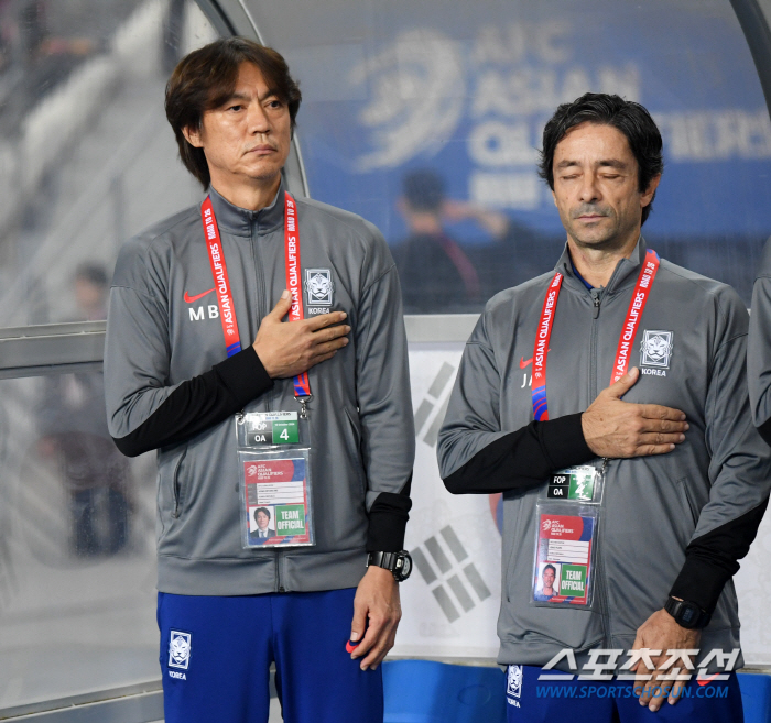 Coach Hong Myung-bo's smile'The most important game of the year, I'm happy to win'