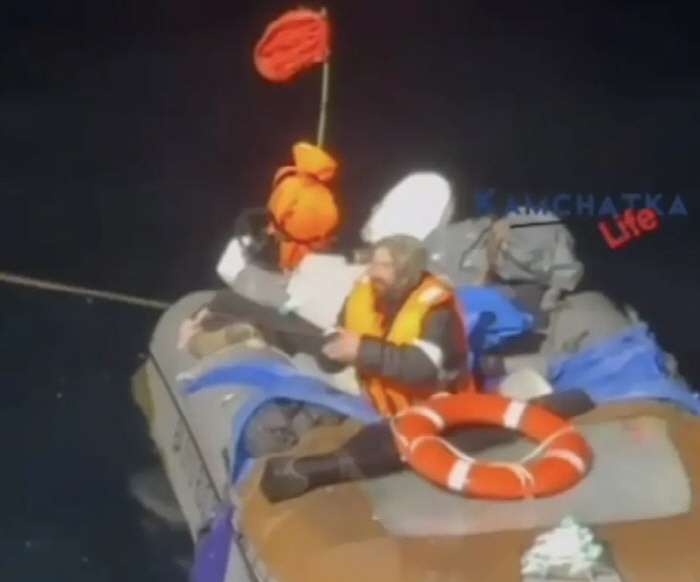 Man drifted from rubber boat 67 days later, rescue, nephew dies