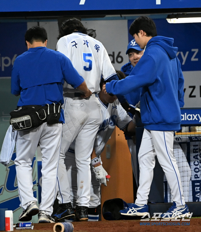 'Is it stuck?' Koo Ja-wook shocked Samsung and Lee Jae-hyun also sprained their ankles...Selection-Exclusion-Selection Happening 