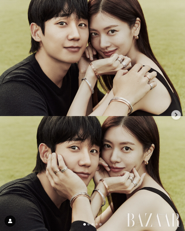 Jung Hae-in ♥ Jeong So-min's romantic relationship is rumored to be a couple's pictorial 'Super close in Bali' 