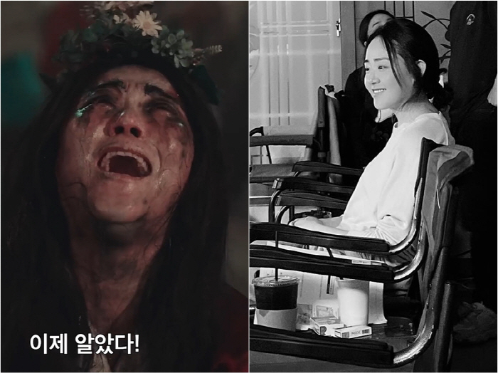 'Why did you do this?'Moon Geun-young's shocking transformation →'Peaceful' on the set.'