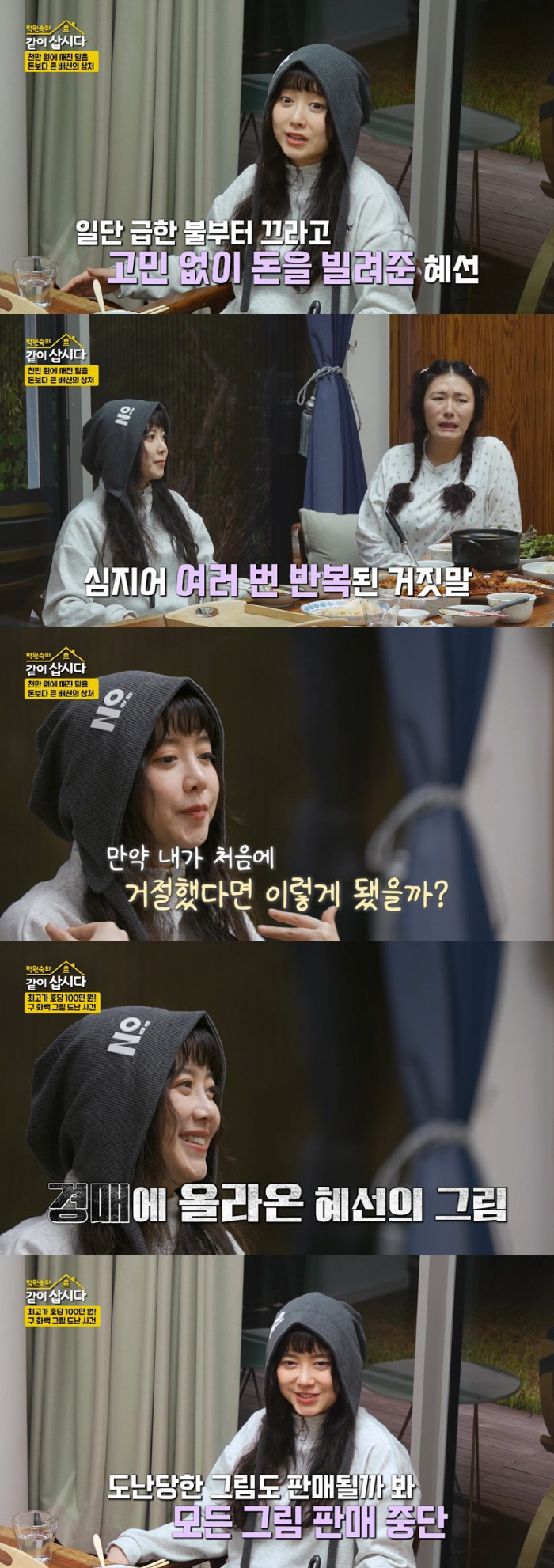 Koo Hye-sun was betrayed by her acquaintances 'The money was stolen and the painting was auctioned off' 