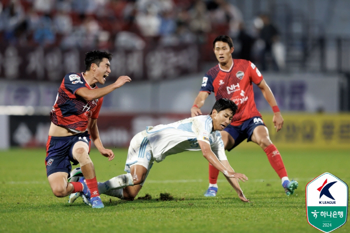 'I laughed in the first round of the final' Daejeon, Jeonbuk 2-0 and Incheon, ranked 10th, ranked lowest without rebounding (roundup)