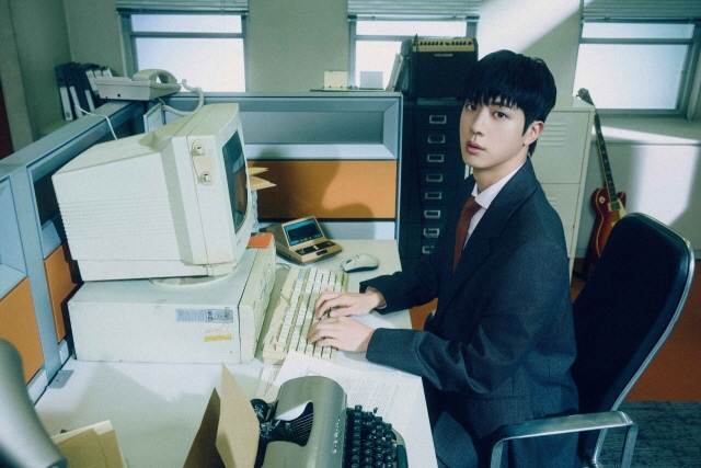 BTS' Jin Unveils Office Worker Concept for Upcoming Solo Album 'Happy'