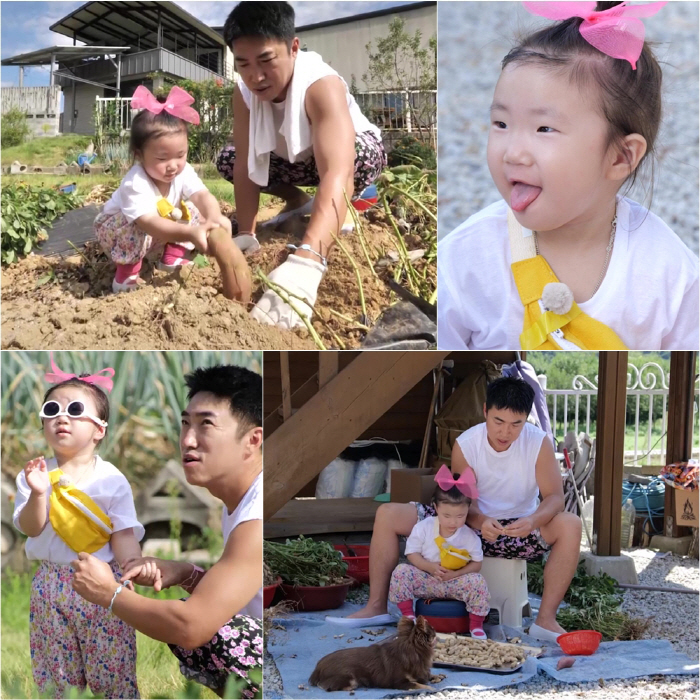 ''Jang Dong-min's daughter' Jiwoo, in an even-baked peanut butter, 'Masico So cute'Cute explosion ('Shudol')