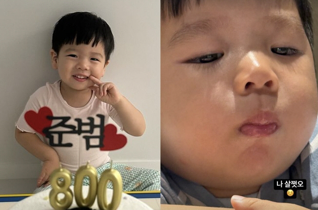 'I gained weight' Hong Hyunhee's chubby cheeks...The fatal cuteness of the 'national nephew'