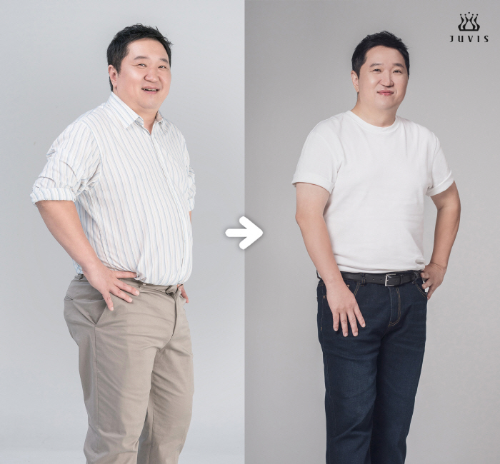 Jeong Hyeong-don lost 10kg for 7 weeks only on a diet 'Reduce blood pressure pills, and has dimples.'