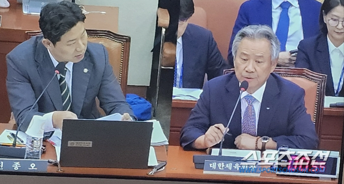 Representative Jin Jong-oh 'Please thoroughly investigate the controversy over the abuse of power by the sports ethics center, Taebaek City Sports Council' 