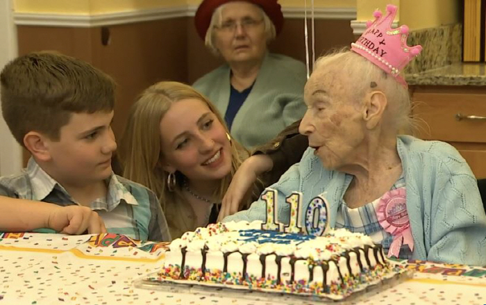 What is the secret of a 110th birthday grandmother's healthy and long life?